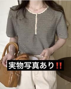 SHEIN 半袖 トップス ワッフル生地のサムネイル