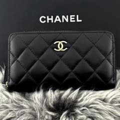 CHANEL シャネル マトラッセ 長財布 黒 ラムスキン | Einkaufen bei 