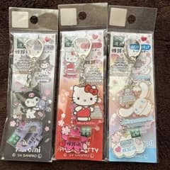 サンリオ アクリルキーホルダー 3個セット キティ ご当地キーホルダー