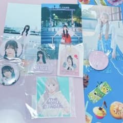 わーすた 三品瑠香 缶バッジ ブロマイド アクリルキーホルダー グッズ