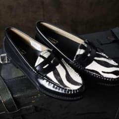 G.H.BASS BLACK & ZEBRA ローファーのサムネイル