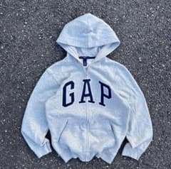 old gap 00s 90s ジップパーカー　短丈　y2k シティーボーイのサムネイル