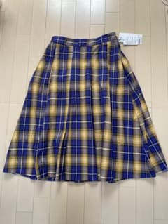 WHO'S WHO gallery】ボックスプリーツミディスカート （blue）のサムネイル