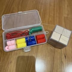 こぐま会　おはじきセット　立体積み木のサムネイル