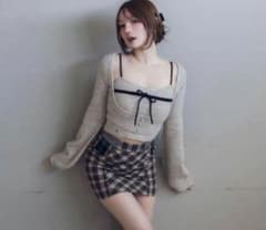 Anna check skirt andmary Mサイズ - メルカリ