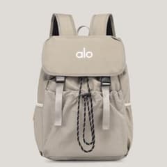 海外限定】alo バックパック リュック ベージュ ヨガ ジム - メルカリ