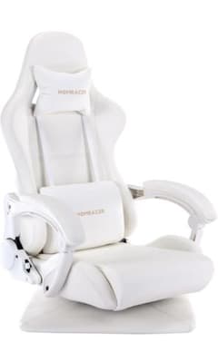未使用 Homracer ゲーミング座椅子 ホワイト DX-001-WHITE - メルカリ