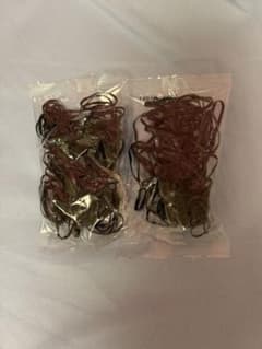 ブラック　ヘアゴム 2パックのサムネイル