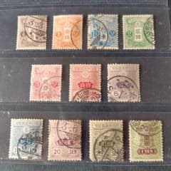 銭単位切手 (激レア) 1913年 大正白紙軍事 3銭 銭単位切手 (全揃い) 1913年 田沢型大正白紙 11種完 - メルカリ
