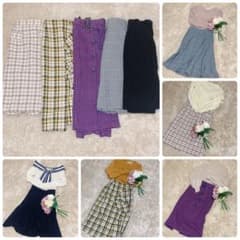 限定価格！レディース膝丈スカート♡まとめ売りのサムネイル
