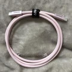 ANKER Zolo USB-C&USB-Cケーブル 1.0m ピンク