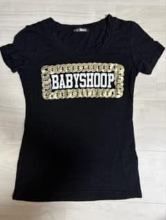 【BABYSHOOP】　レディース　チェーンロゴ Tシャツ ブラックのサムネイル