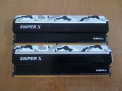 G.SKILL SNIPER X DDR4メモリ 8GB×2枚 16GB Amazon.co.jp: G.Skill SniperX F4-3600C19D-16GSXKB (DDR4-3600 8GB×2