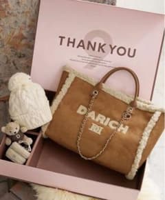 Darich ダーリッチ ノベルティ サガラロゴフェイクムートンバッグ