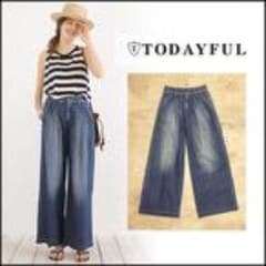 TODAYFUL デニムタックバギーパンツのサムネイル