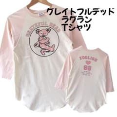 ヴィンテージ グレイトフルデッド ラグランTシャツ　ピンク　くま