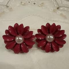 お花　ピアス