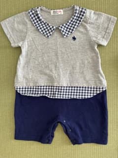 み*き様 POLO Baby ロンパース ギンガムチェック 80cmのサムネイル
