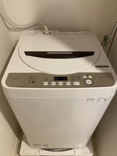 SHARP シャープ 全自動洗濯機 6.0kg ES-GE6D 2020年製 - メルカリ