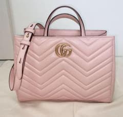 【美品】GUCCIマーモントハンドバッグのサムネイル