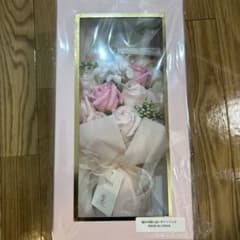 Naiivi ソープフラワー 花束 ギフトボックス ピンクのサムネイル