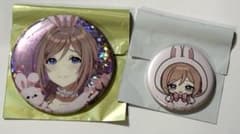Lady Rabbit 姫崎莉波 特典 ホログラム缶バッジ+ミニ缶バッジのサムネイル