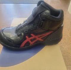 B*f様 ASICS 安全靴 JSAA A種 黒/赤 - メルカリ
