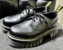 Dr.Martin 黒 厚底 AUDRICK 3ホール UK4 24cmのサムネイル