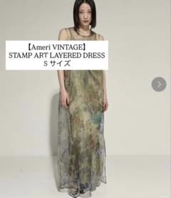 新品】アメリ STAMP ART LAYERED DRESS Ameri完売品 - メルカリ