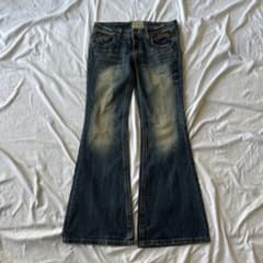 00's vintage ダメージフレアデニム グランジ y2k - メルカリ