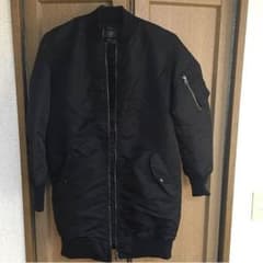AMERICAN RAG CIE MA-1 ロング丈 ブラックのサムネイル