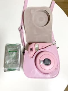 あいう様専用チェキ　本体　新品フィルム、カバー付き　instax mini8＋のサムネイル