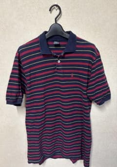 POLO Ralph Lauren ボーダーポロシャツ L ネイビーのサムネイル