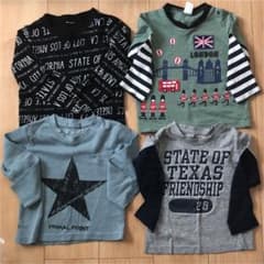 【あやみ様　専用】まとめ売り　男の子　100 長袖　トップスのサムネイル