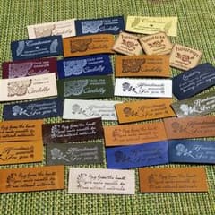 307✰︎わけあり✰︎アソート お花 本革タグ❁ミシン用 - メルカリ