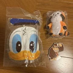 도널드 덕요요 라스칼 봉제인형 동키 콩 자석 세트