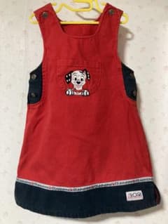 ヴィンテージ ベビー服　101匹ワンちゃんワンピースのサムネイル