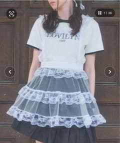 即購入可 Lovilyn チュール　エプロンワンピースのサムネイル