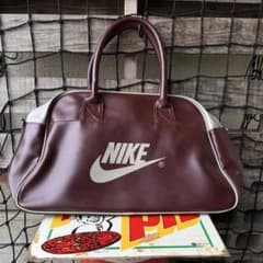 【奇跡の角スレ無】90s NIKE ボストンバッグ 小豆色 マルーン レトロ 奇跡の角スレ無】90s NIKE ボストンバッグ 小豆色 マルーン レトロ