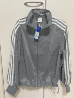 adidas レース　シアー　ブルゾン　ジャケット グレー 新品のサムネイル
