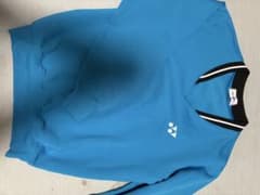 YONEX 青 スウェット Sサイズのサムネイル