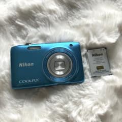 Nikon COOLPIX S3100 コンパクトデジタルカメラ 青 - メルカリ