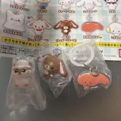 サンリオキャラクターズ めじるしアクセサリー ガチャ 3つセットのサムネイル