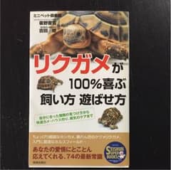 リクガメが100%喜ぶ飼い方  遊ばせ方  【書籍・本】のサムネイル