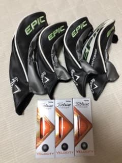 EPIC FW & UT ヘッドカバー VELOCITY新品ボール付きのサムネイル