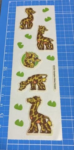 Fuzzy きりん 1シート サンディライオンシール - メルカリ