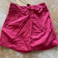 ikka キッズ ラップキュロット レッド150のサムネイル