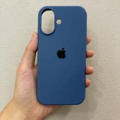 iPhone シリコンケース ブルーのサムネイル