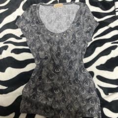 goa孔雀模様フィットTシャツのサムネイル
