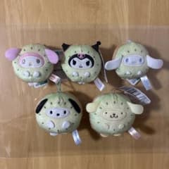 サンリオキャラクターズ フルーツ着ぐるみマスコット キウイ コンプリートセット